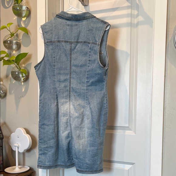 Love Tree Sky Blue Denim Dress - Picture 6 of 7